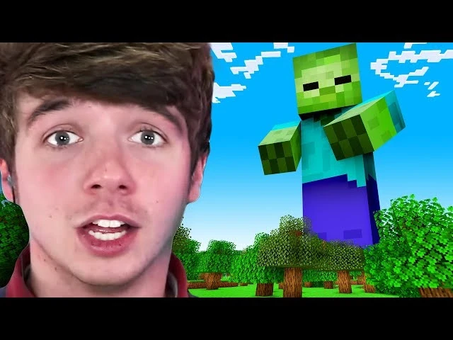 Minecraft, но на меня охотится великан!