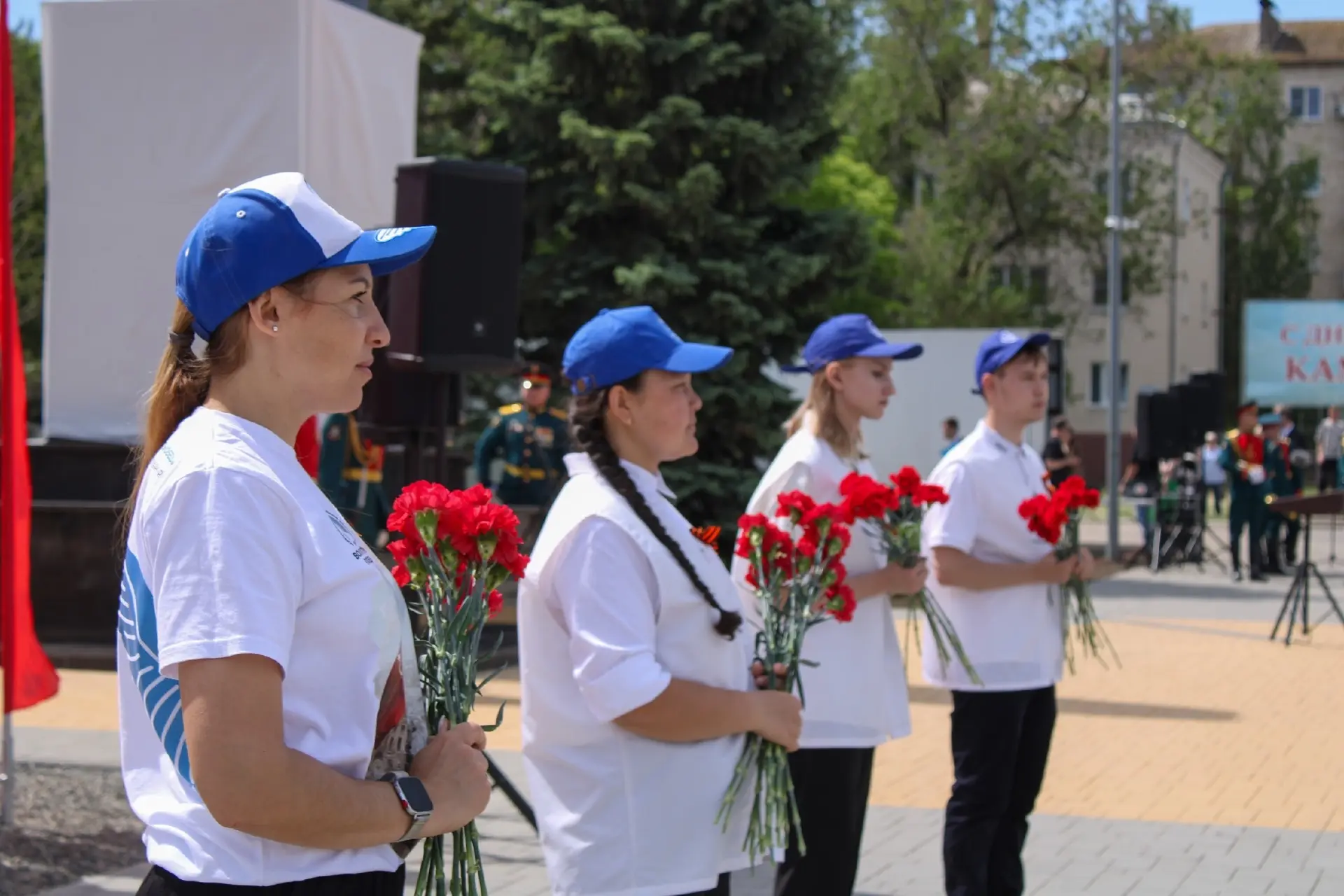 Торжественная церемония возложения цветов, приуроченная к 110-летию со дня рождения Героя Советского