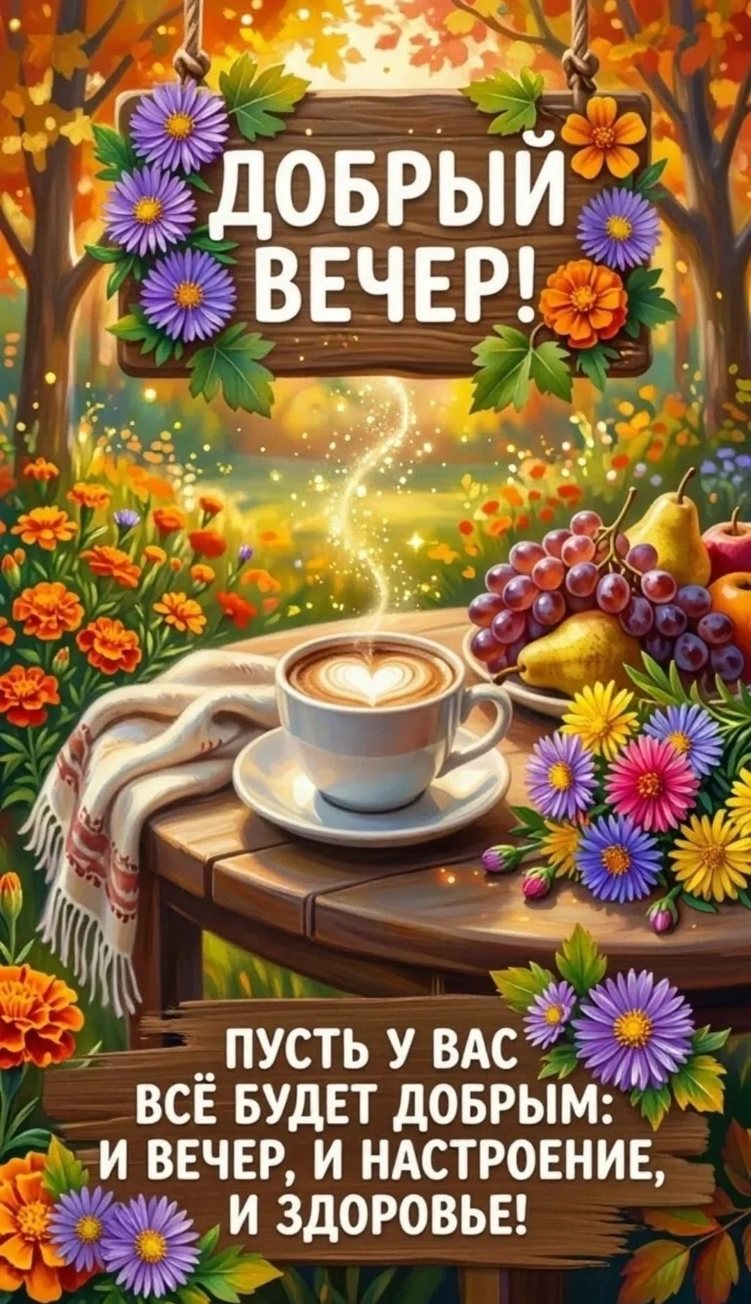 Хорошего вечера! Приятного отдыха! ✨🌹