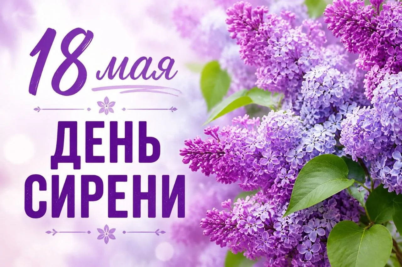 18 мая 2026 года – международный День сирени.