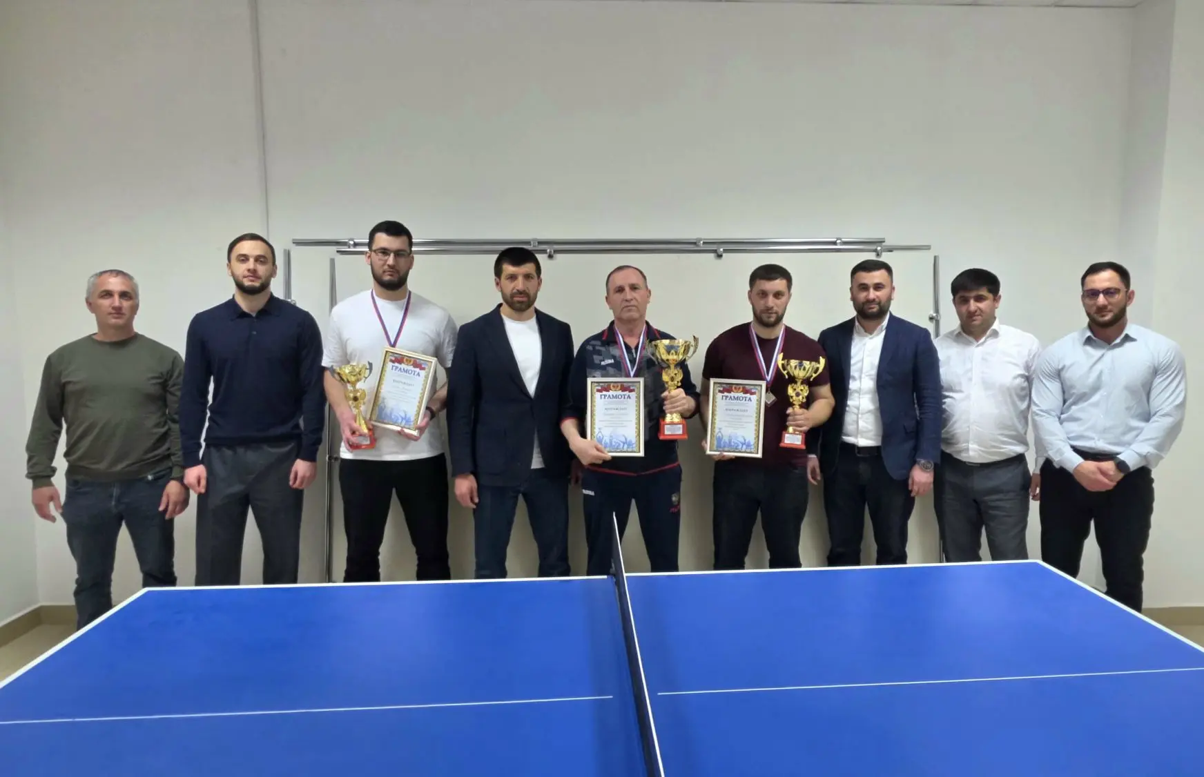 Сотрудники администрации Баксанского района сразились в турнире по настольному теннису ...