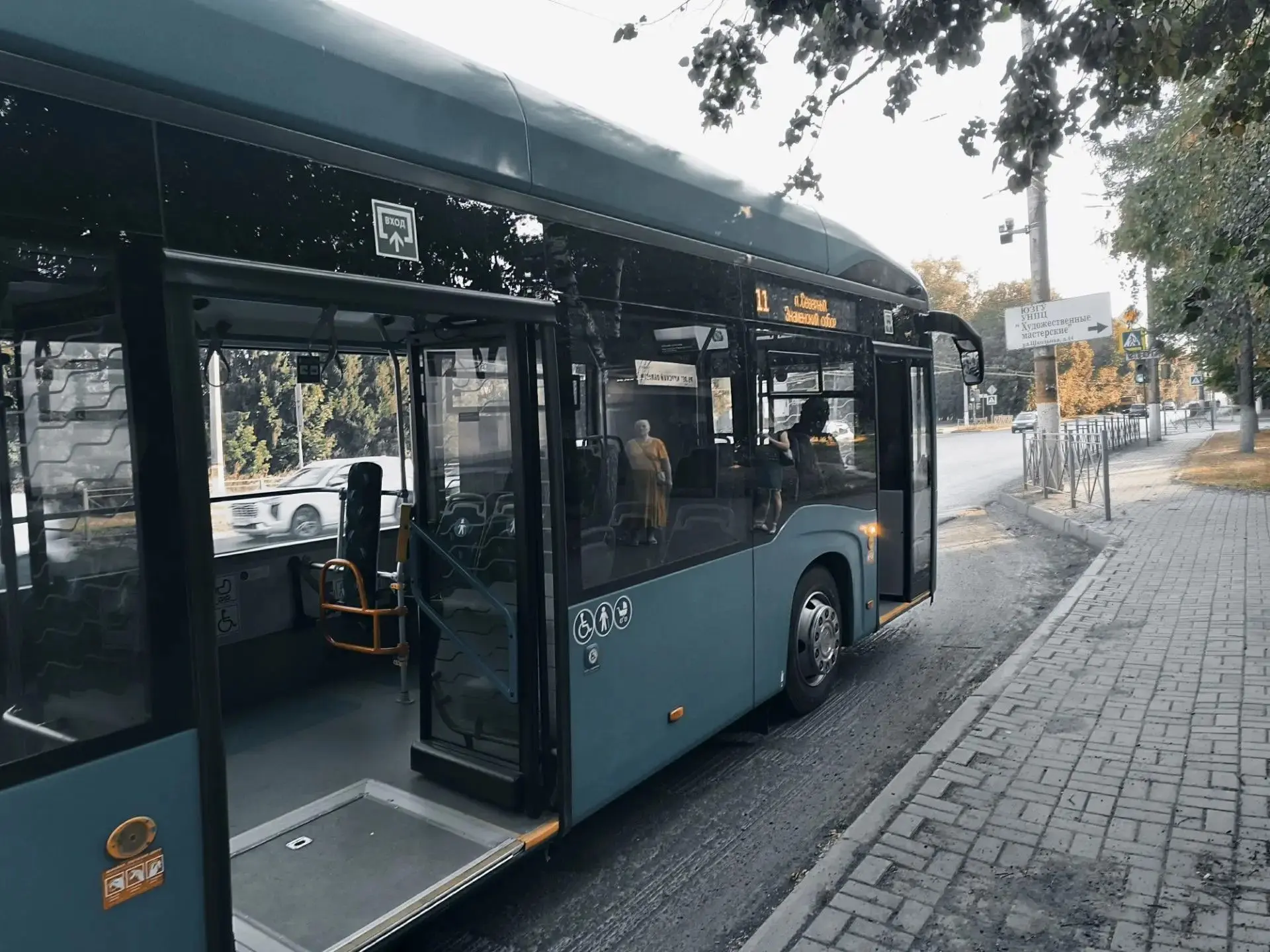 🚎В Курске на линию вышел тестовый троллейбус