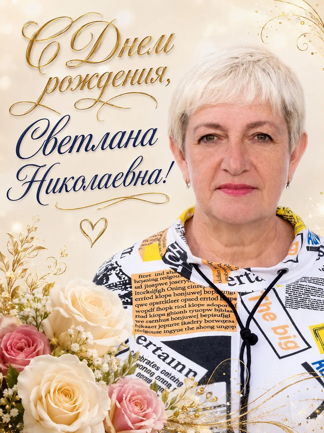 🎉 Футбольная школа «Океан» поздравляет нашего замечательного врача Светлану Николаевну с Днём рожде