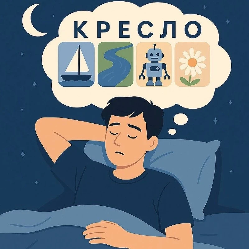 🌠Как заснуть за 10 минут: техника «перетасовки мыслей»