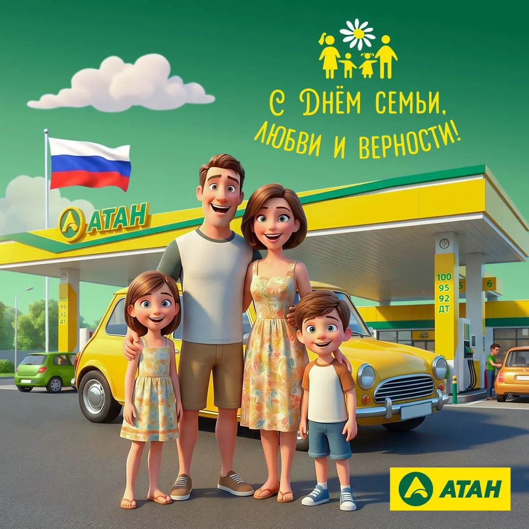 🌼 Поздравляем с Днём семьи, любви и верности!

👨‍👩‍👧‍👦 Семья — это живая основа общества, его с