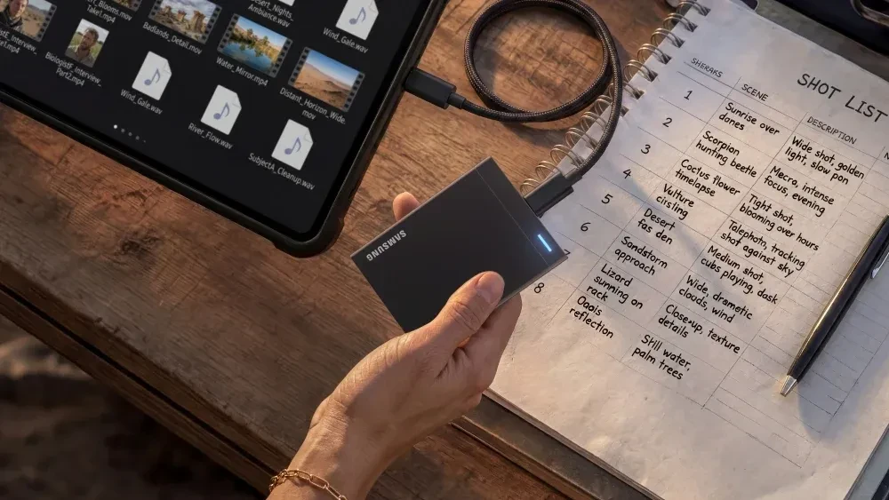💾 Samsung представила портативные SSD P9 и P7