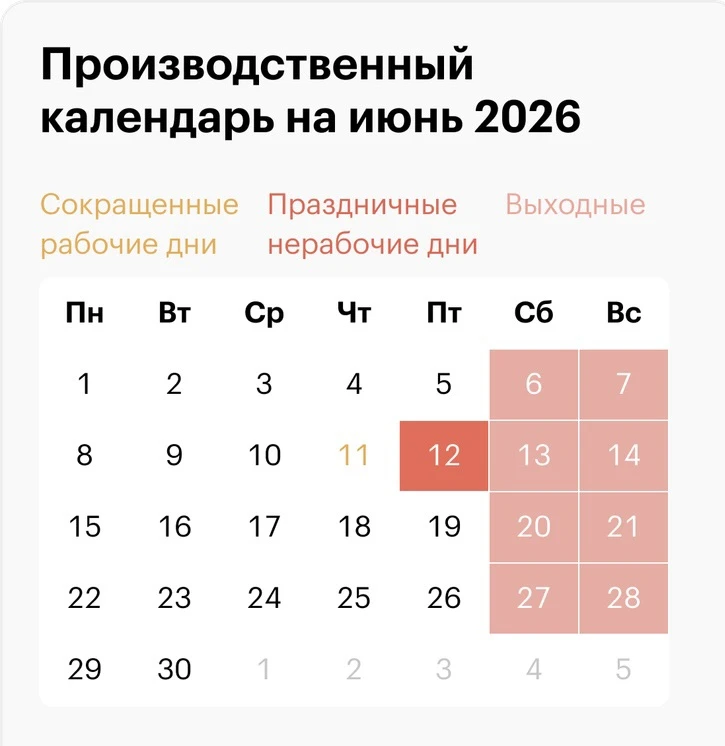 📢Другие новости: Россиян ожидает короткая рабочая неделя