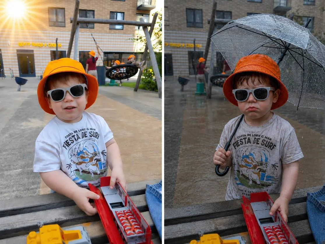 🌧 Июнь обещают дождливым, и мы знаем, что многие родители переживают: будут ли дети достаточно гуля