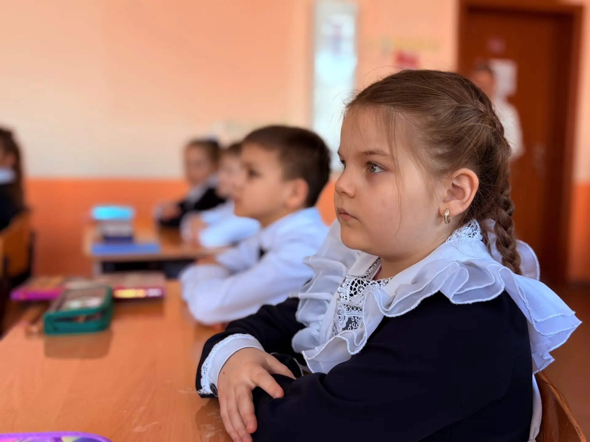 ❤️Обучающиеся 1в класса совместно со старшей вожатой Тихоновой С. А. приняли участие во Всероссийско
