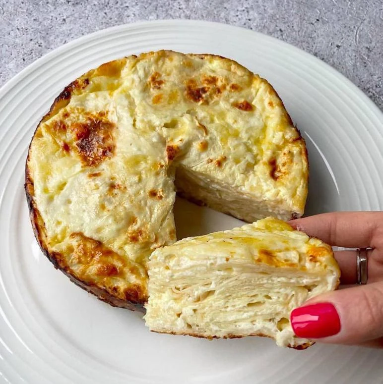 ОЧЕНЬ ВКУСНЫЙ ПП-СЫРНЫЙ ПИРОГ 😋
