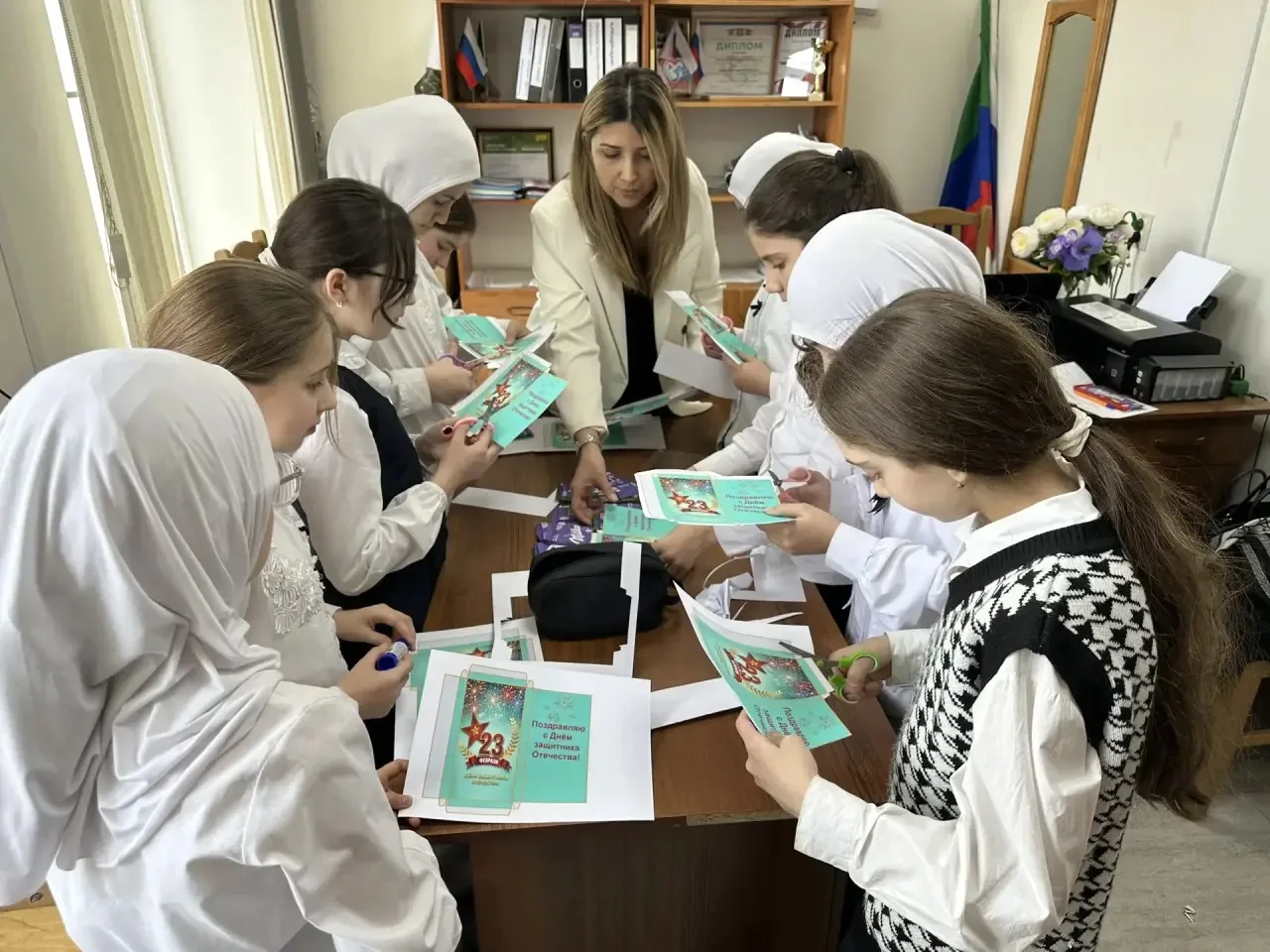 В преддверии Дня защитника Отечества с учениками нашей гимназии была подготовлена особенная акция — 