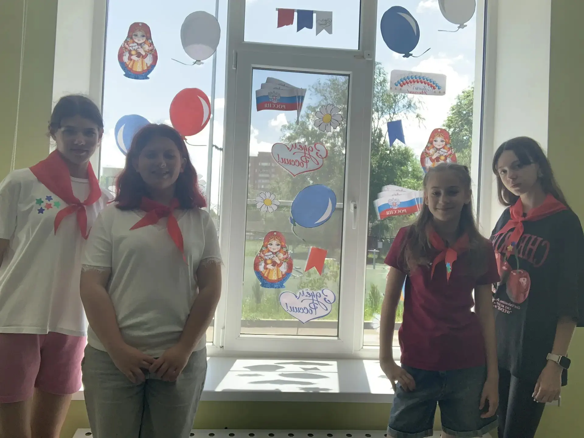 🇷🇺«Окна России» — это всероссийская акция, которая проходит накануне праздника Дня России.🇷🇺
Наш