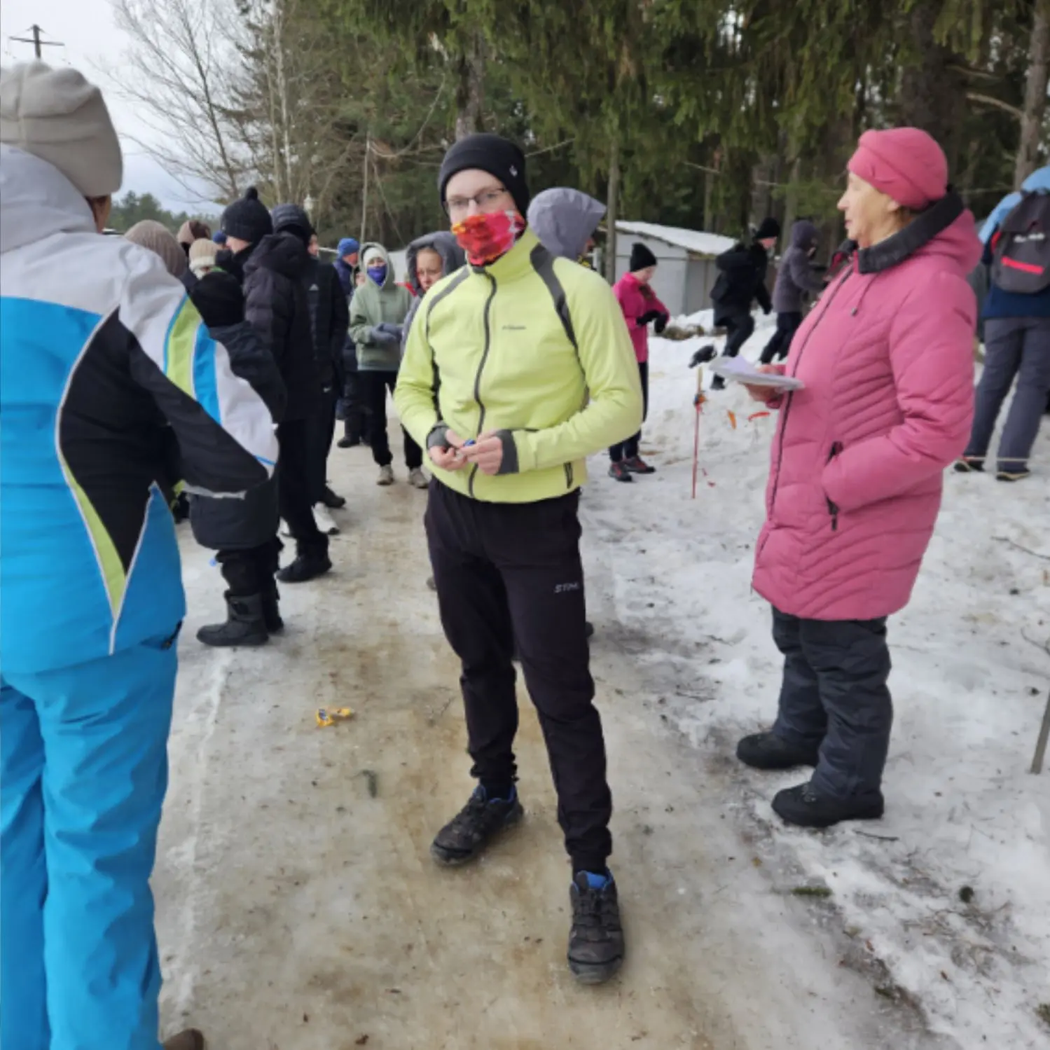 ❄️Пока многие в выходной день прятались по домам с горячим чаем, наши  спортсмены-ориентировщики вме