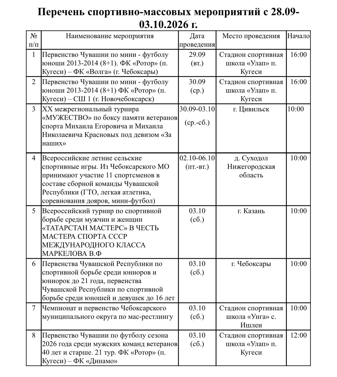 Спортивная неделя приглашает💪🏻
