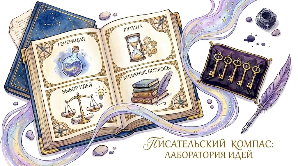 Вы же не забыли? 
Завтра в 12:00 мск мы встречаемся на живом эфире «Писательский компас и ключи к вд