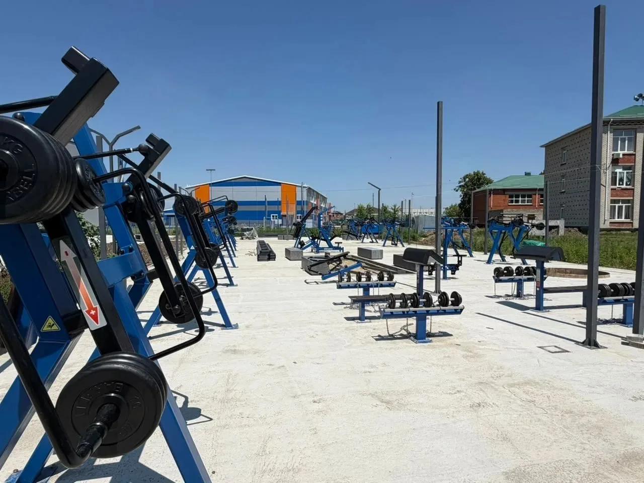 🏋️‍♂️ В ауле Кошехабль завершается строительство современного спортивного зала тяжёлой...