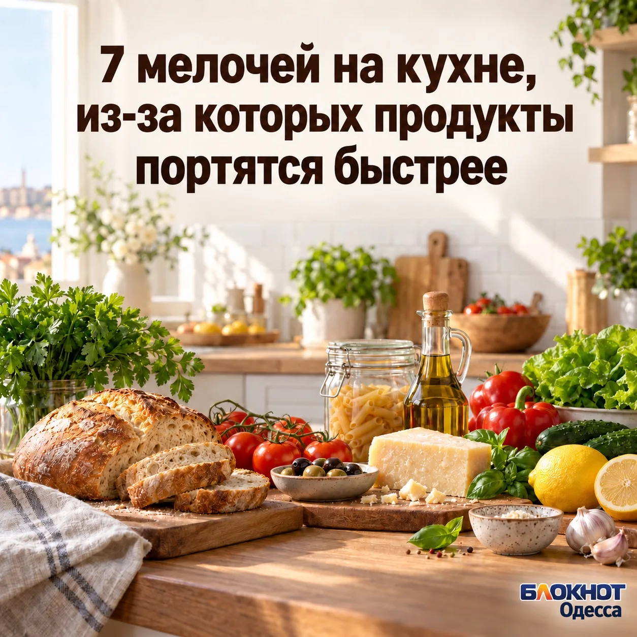 Как хранить продукты, чтобы они дольше оставались свежими 🥖