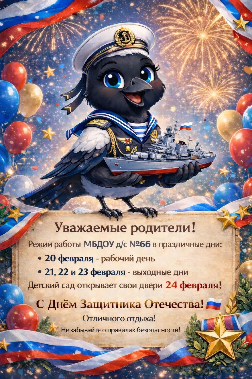 С наступающим Днём Защитника Отечества 🇷🇺