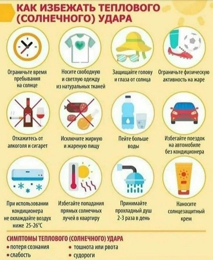 Что такое тепловой удар
Другими словами, гипертермия
 — состояние, вызванное длительным перегревом и