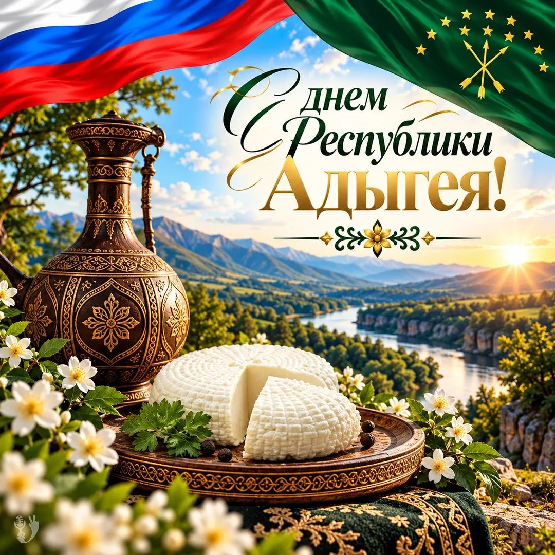 🌿 С Днём Республики Адыгея!