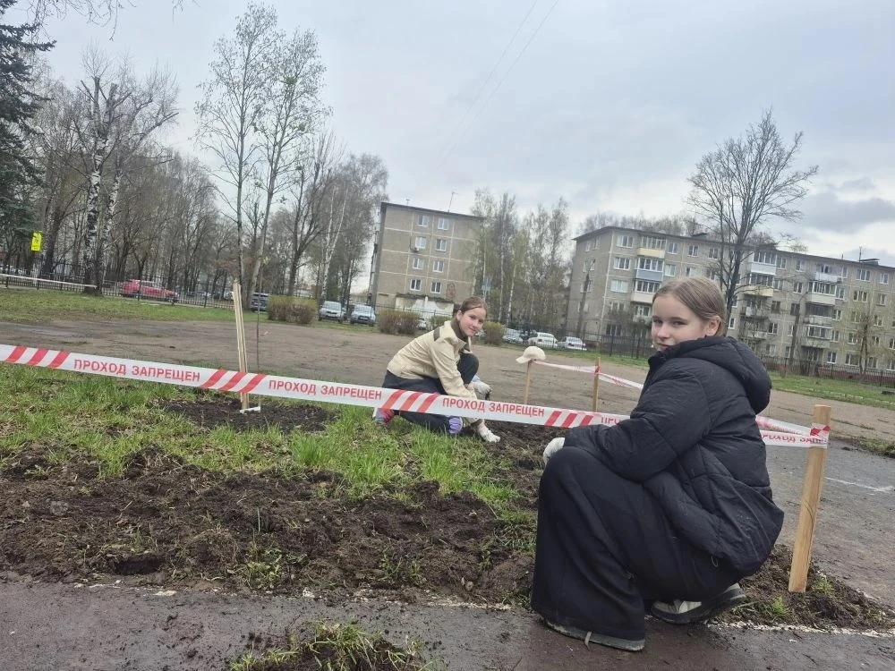 🌿 Гимназия присоединилась к XIII Всероссийскому экологическому субботнику «Зелёная весна‑2026» 🌿    
