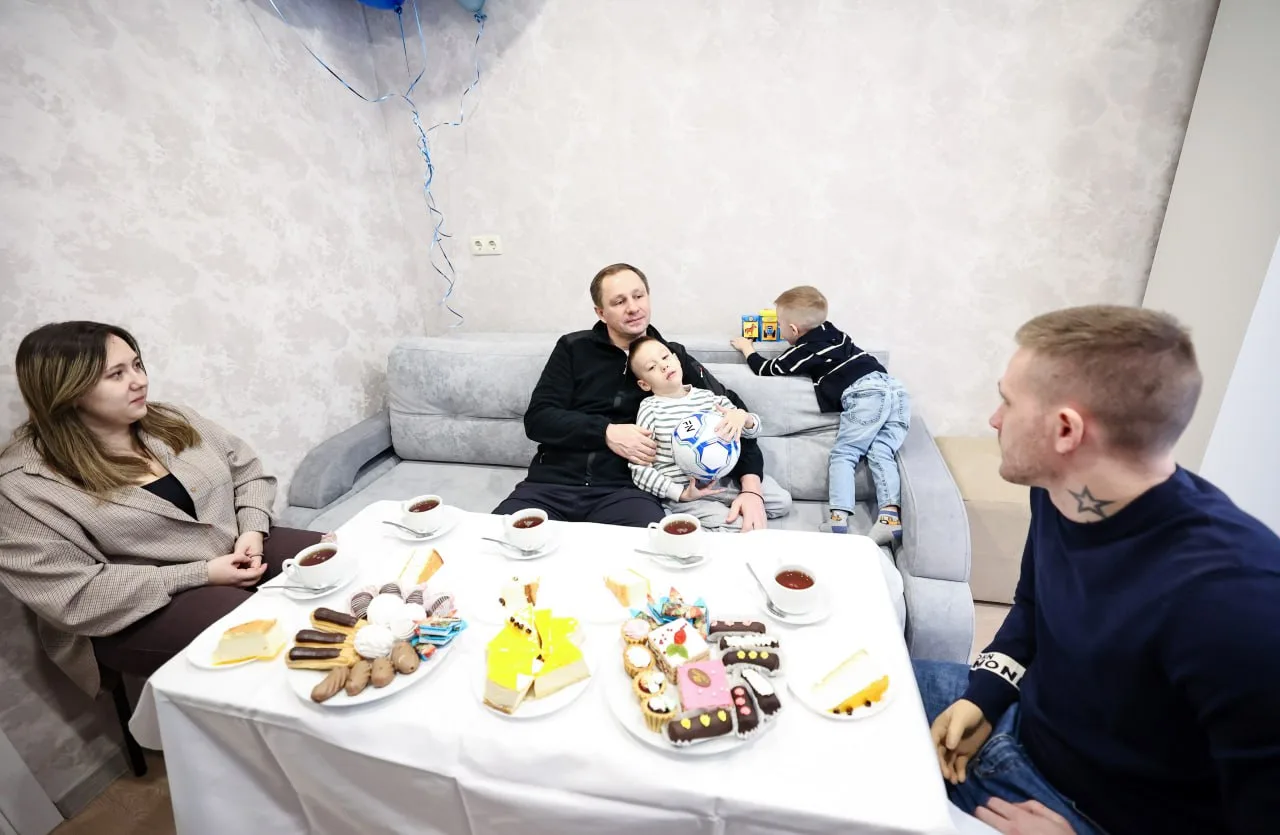Навестил семью нашего Героя – Станислава, который, исполнив свой долг в зоне спецоперации, сегодня п
