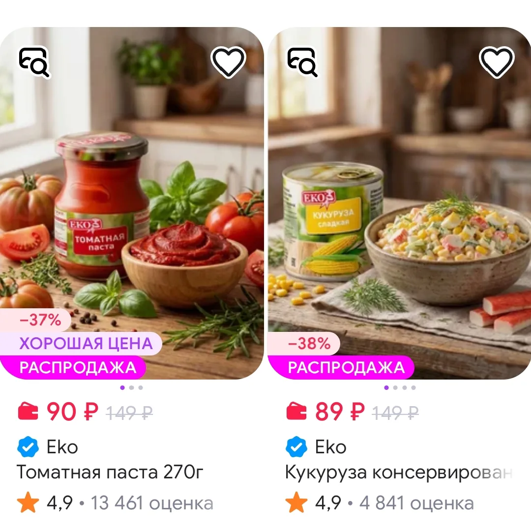 Томатная паста 270г Eko