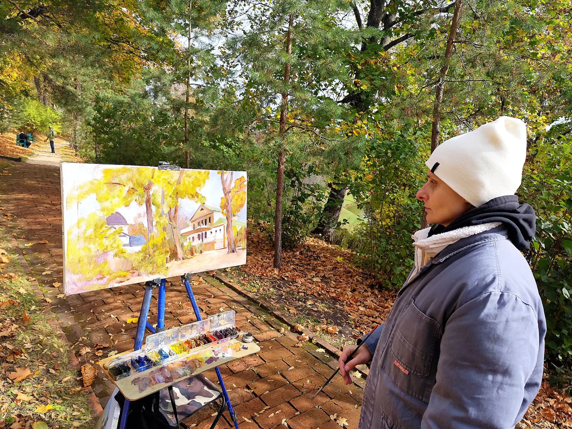 🎨Преподаватели ПХУ им. К. А. Савицкого на пленэре в музее‑заповеднике «Тарханы»
