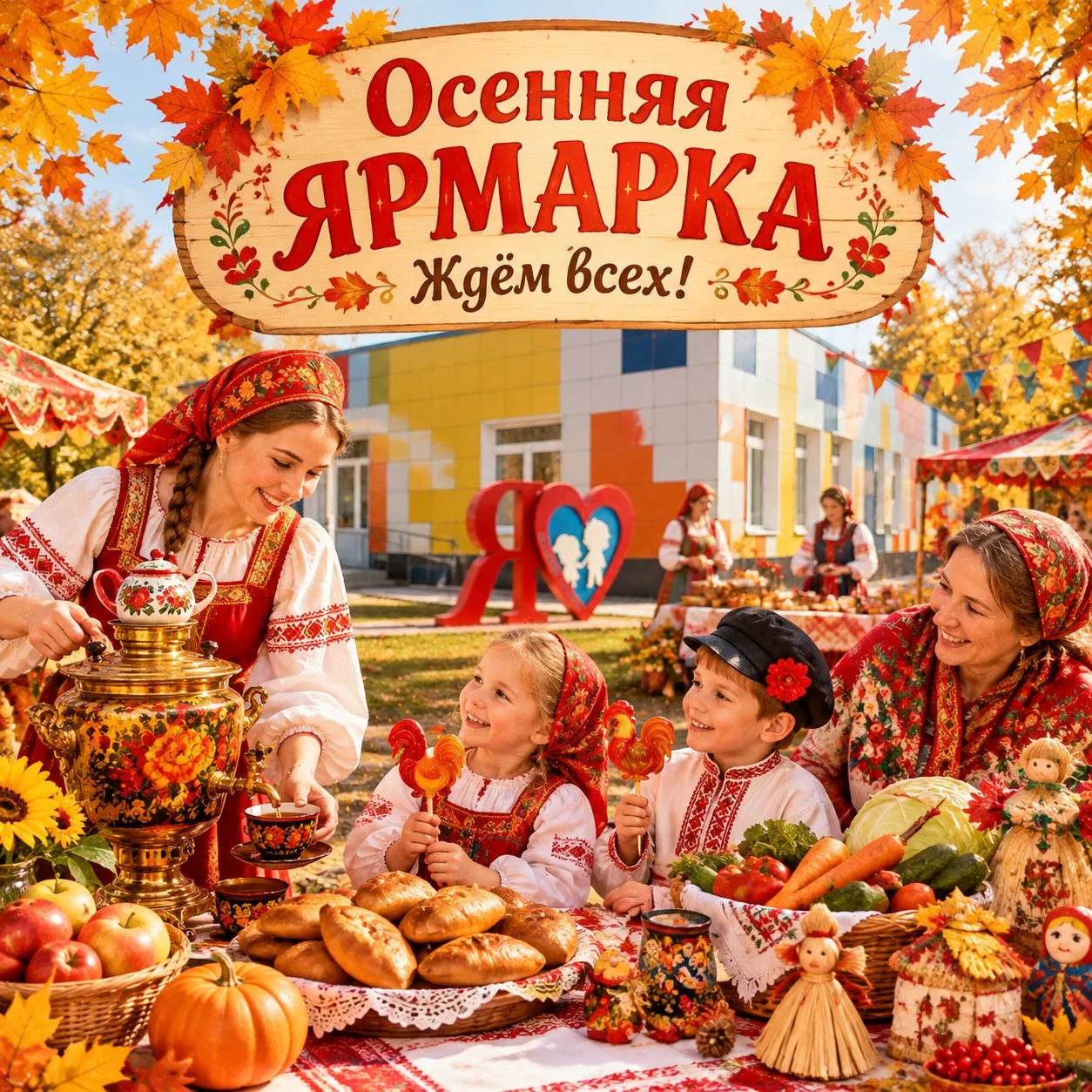 Внимание! Внимание! Объявляется осенняя ярмарка! 🎪🍁