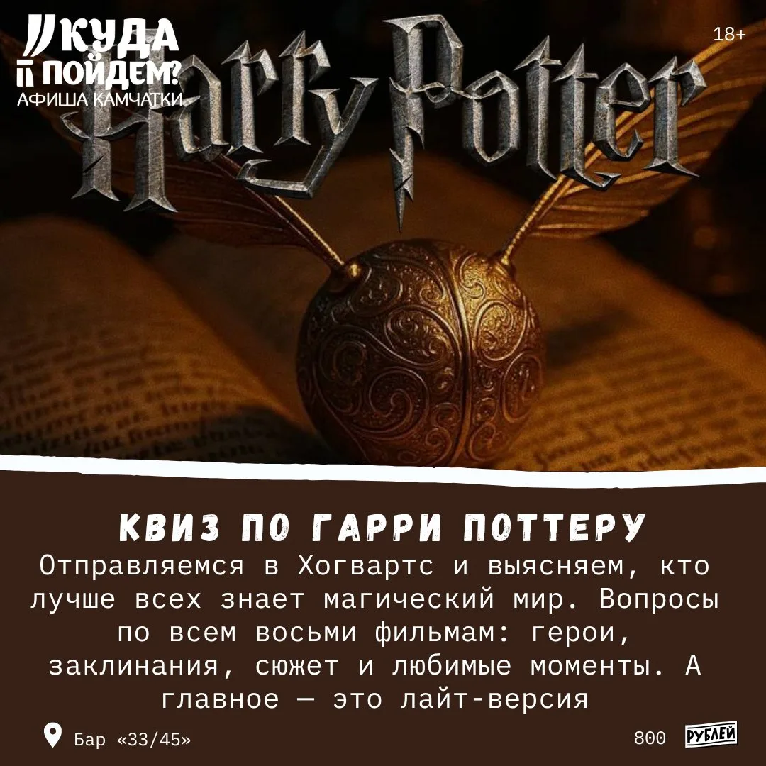 🪄Что для любителей вселенной Гарри Поттера?