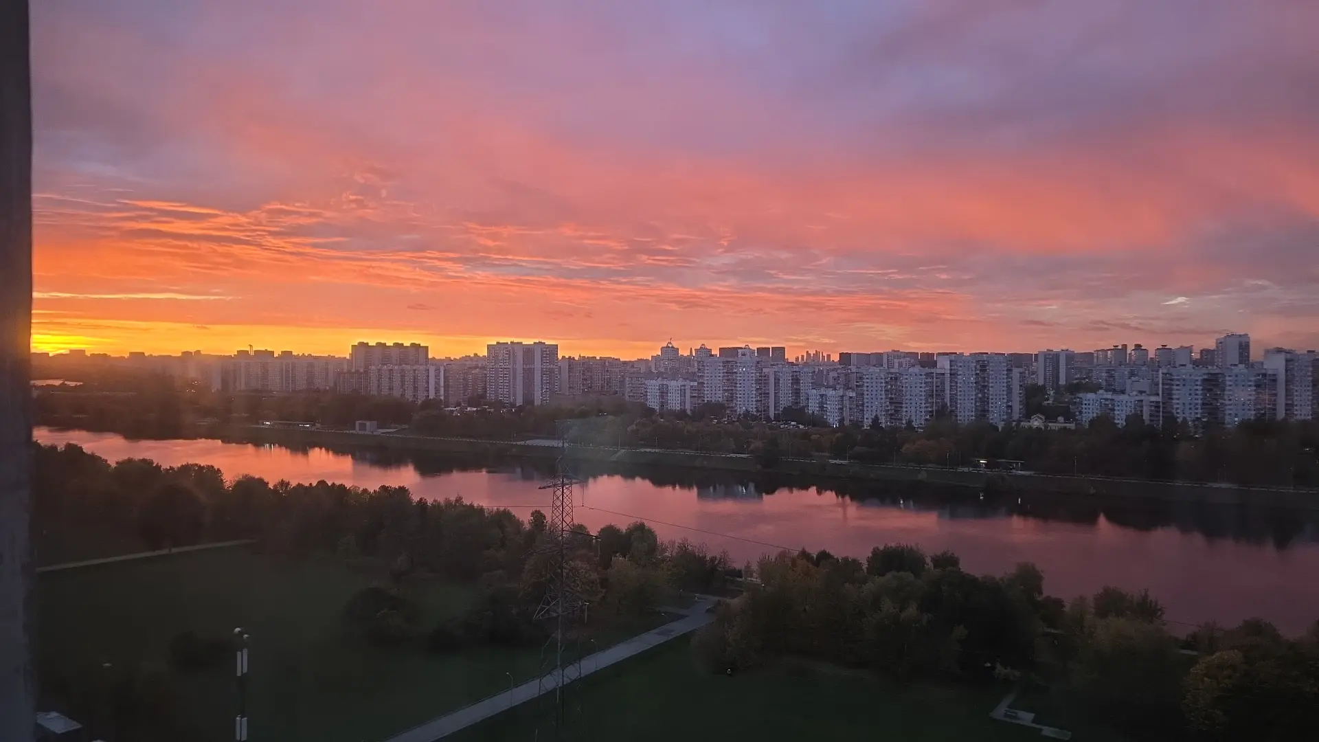 Сегодня прекрасный закат