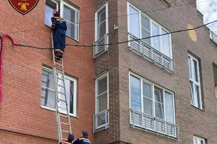 В Костроме спасатели через окно вызволили запершегося в квартире ребёнка 👶
