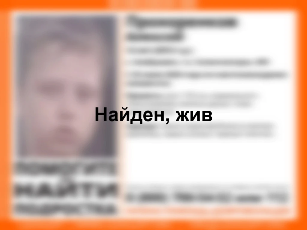 Разыскивается подросток
Обновление: найден, жив

Пропал Прохоренков Алексей, 12 лет, с. Алабушево, г