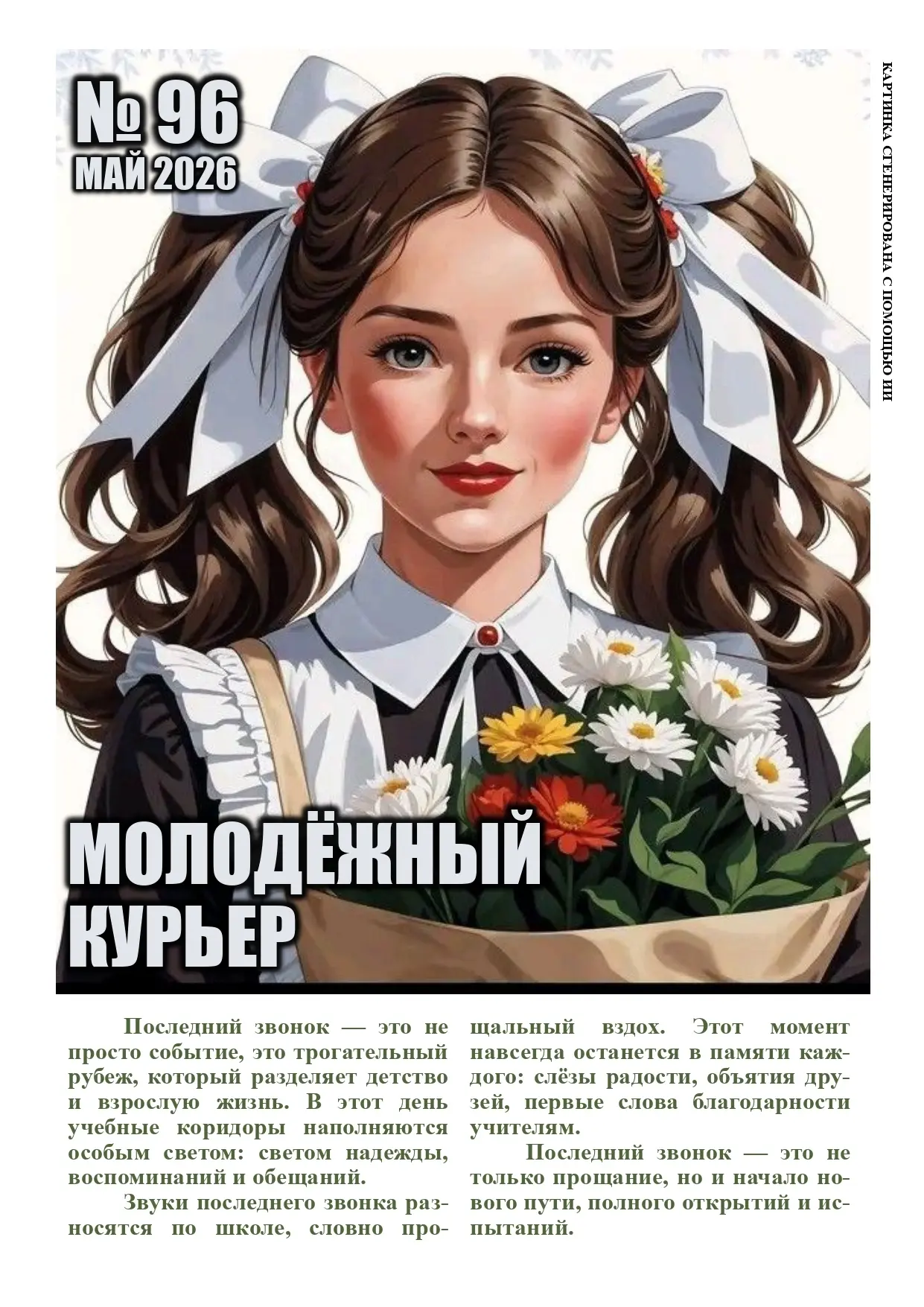 ❤ Дорогие наши выпускники, этот номер "Молодёжного курьера" посвящен вам! Читайте, сохр...