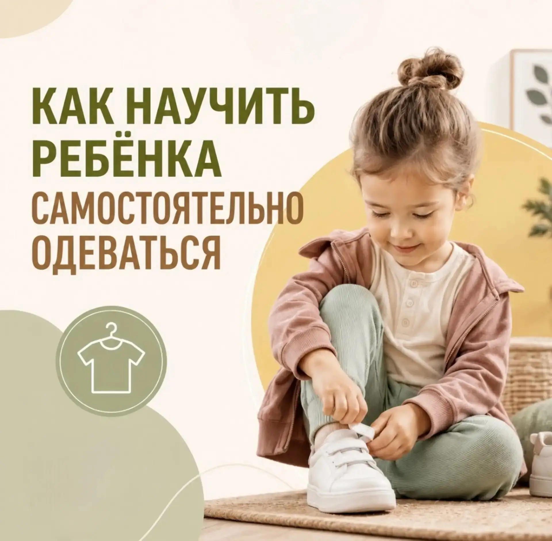 Как научить ребёнка самостоятельно одеваться?