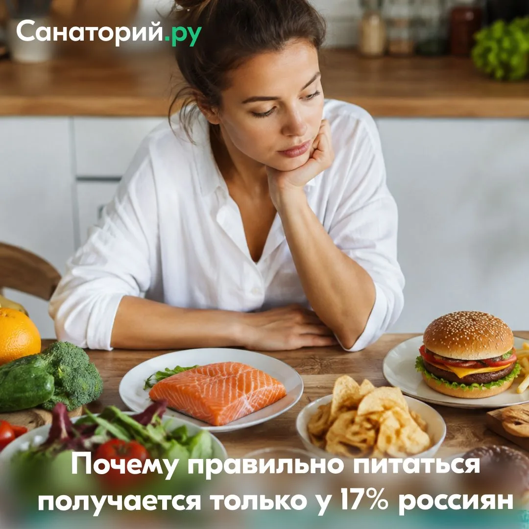 🥗 Почему правильно питаться получается только у 17% россиян