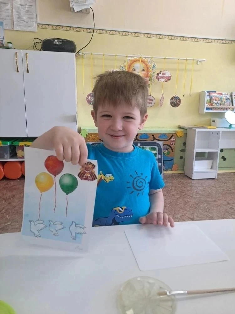 Группа "Незабудки" присоединилась к акции  открытки к Дню Победы! 🎈🎈🎈
