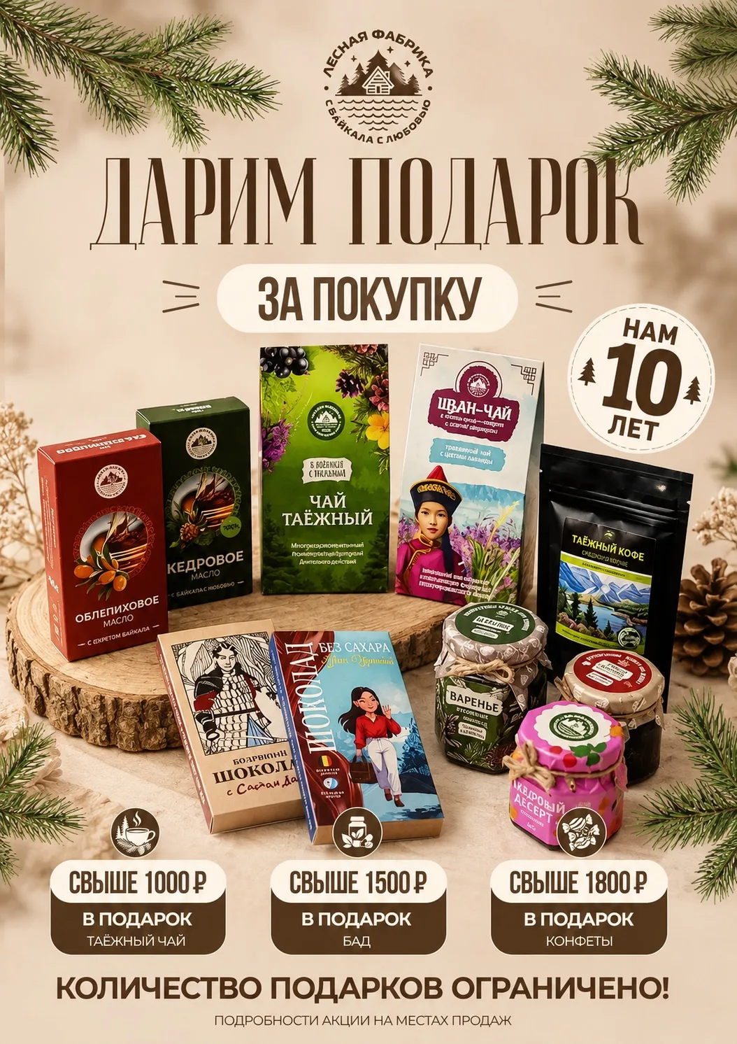 🎉 🌲Лесной фабрике — 10 лет!