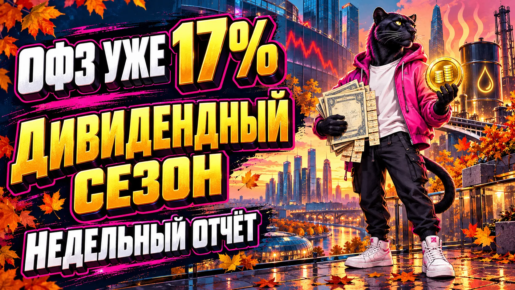 🔥 Доходность ОФЗ около 17%. Осенний дивидендный сезон в разгаре. Недельный отчёт инвес...