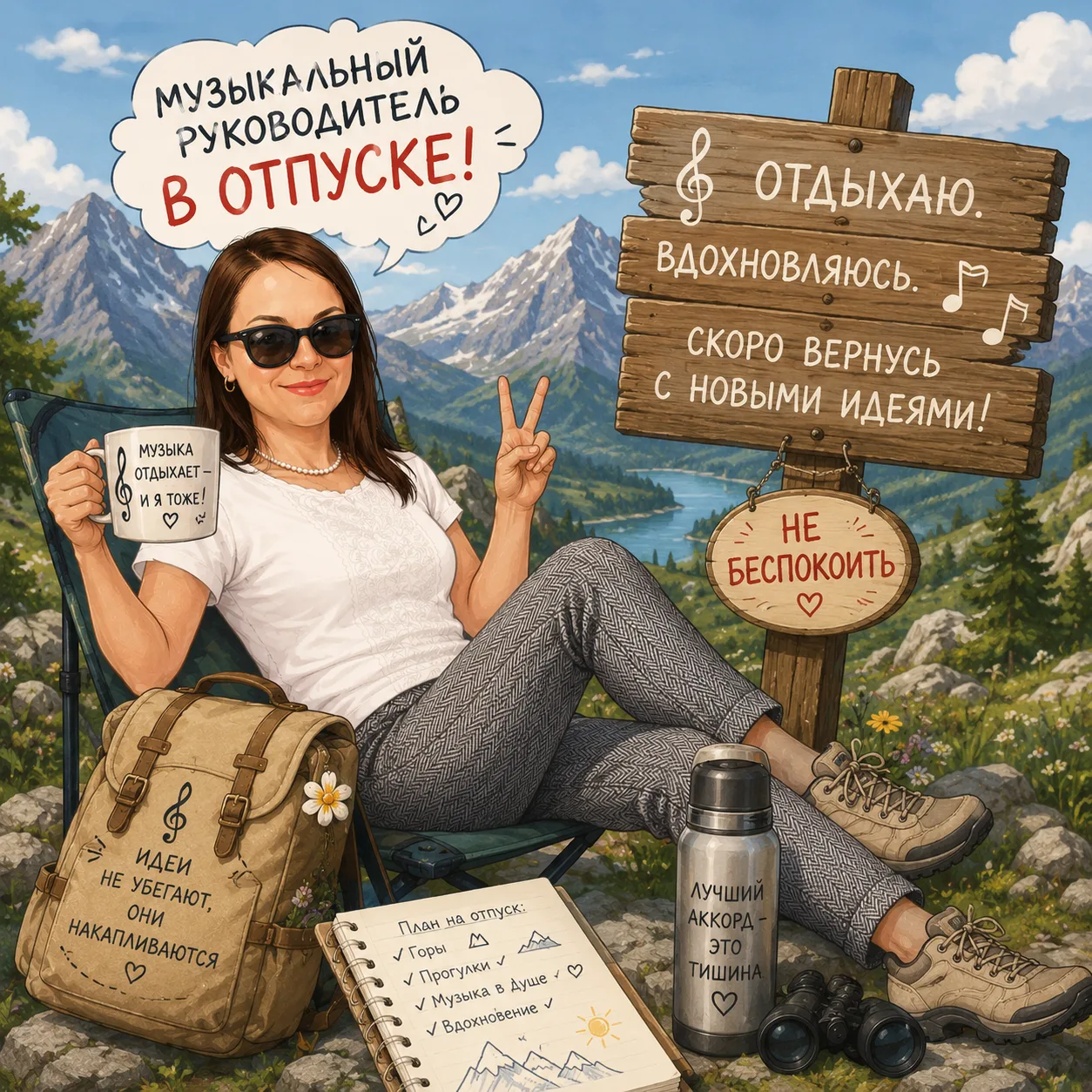 В отпуске! Аватарки для самых музыкальных ❤
 Можно поставить себе.