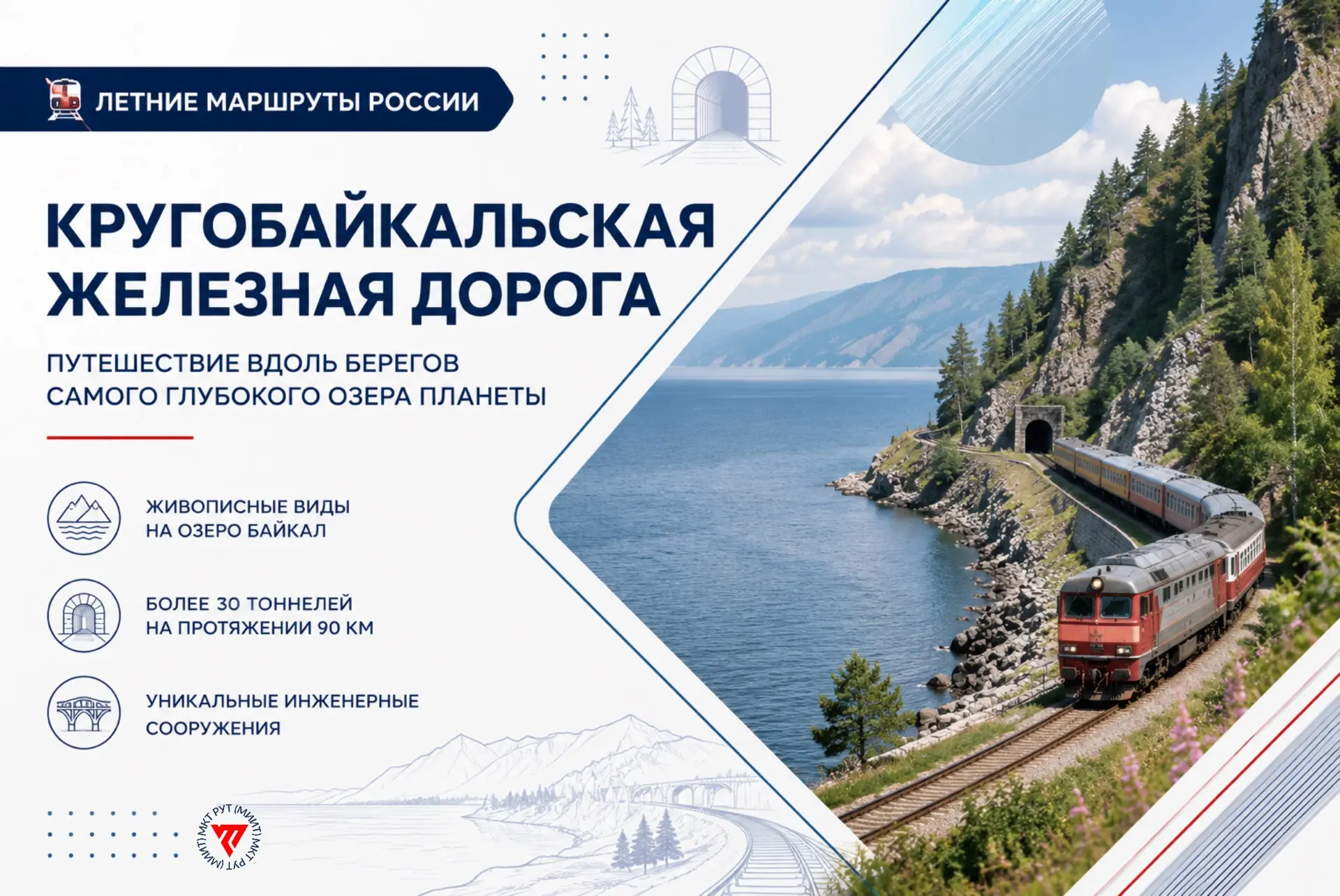 🚆 Летние маршруты России

Продолжаем путешествие по самым живописным железнодорожным направлениям н