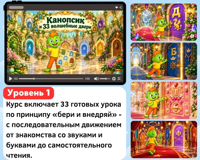📖 С чего начинается идеальное чтение? Разбираем Уровень 1: от первой буквы до уверенно...
