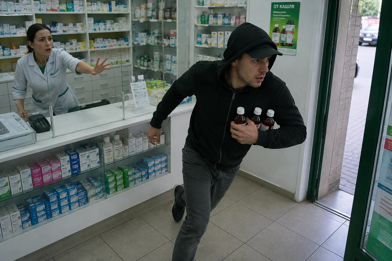 ❗️Кхе-кхе: сиропный грабитель задержан в Саратове
