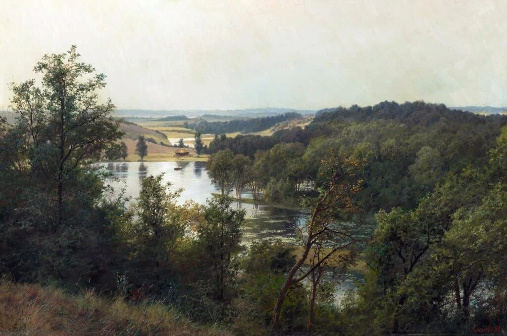 "С горы", 1886
Холст, масло. 87 x 131 см

Киселёв Александр Александрович 
(1838-1911)

Картина «С г