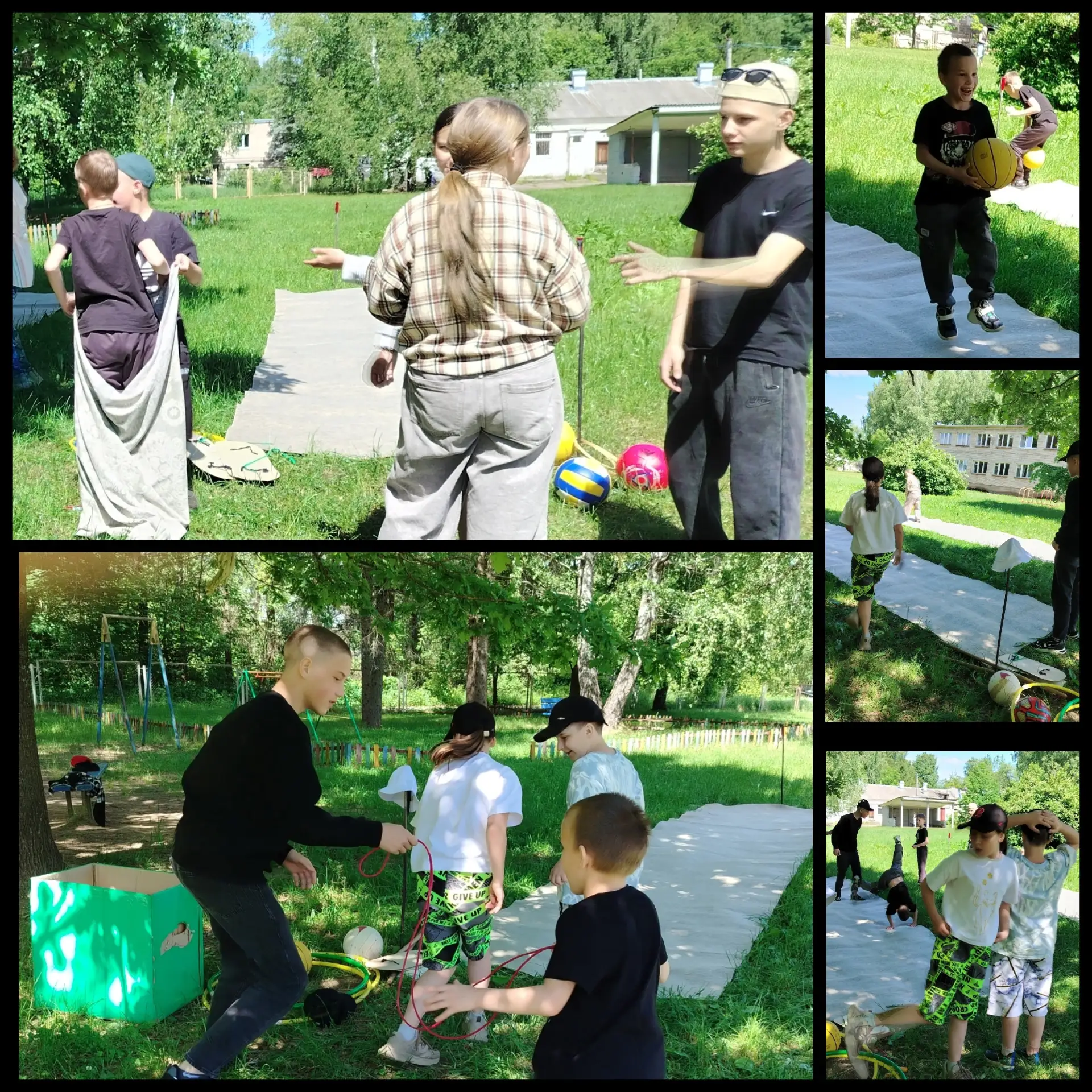 🔺 "Весёлые старты" для "прыгунов и бегунов". 

🤾🤸⛹️ Настоящий спортивный праздник прошёл у нас се
