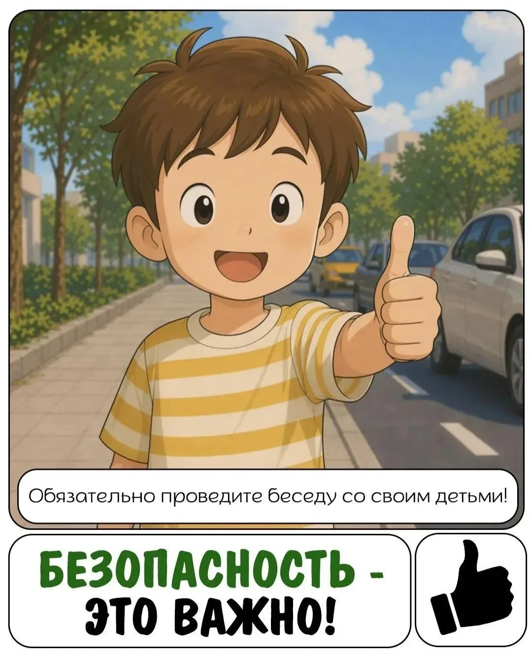 🚦 Безопасность на дороге — одна из важнейших тем, которую нужно обсуждать с ребёнком с...
