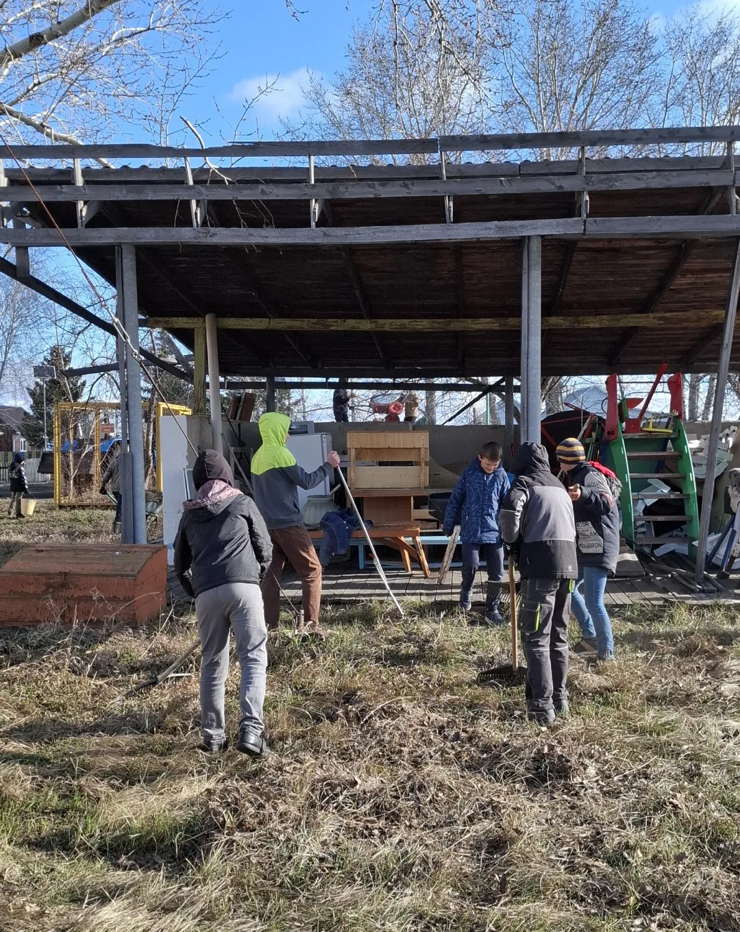 🧹ТРАДИЦИОННЫЙ ВЕСЕННИЙ СУББОТНИК В ШКОЛЕ🧹