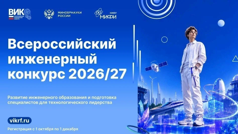 🚀 Стартовал Всероссийский инженерный конкурс 2026/27!