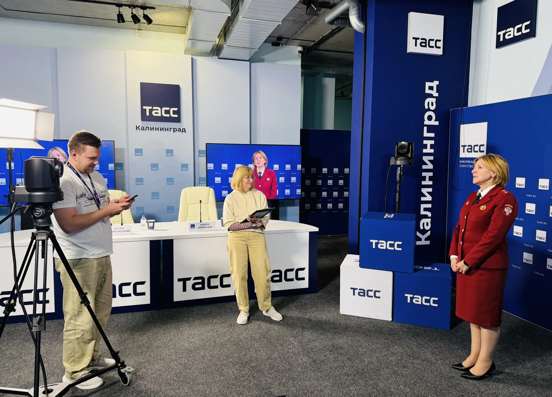Сегодня в региональном информационном центре «ТАСС Калининград» Руководитель Управления...