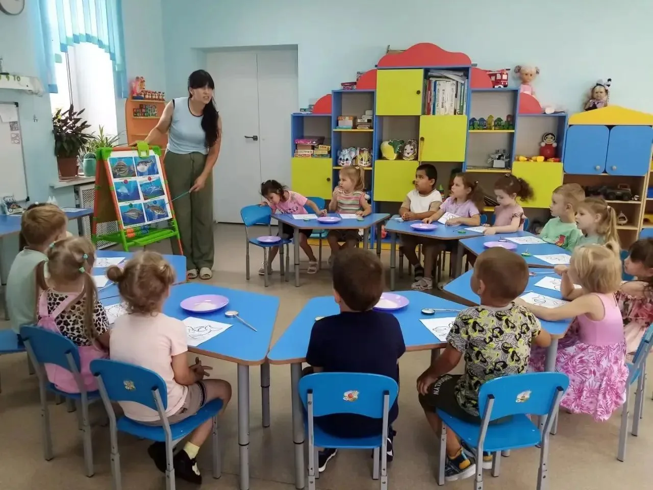Воспитатель Анастасия Кругликова провела во второй младшей группе необычное занятие — «...